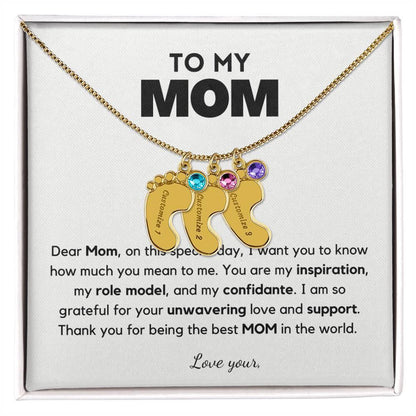 To My Mom - I LOV YOU - Charming Family Gift