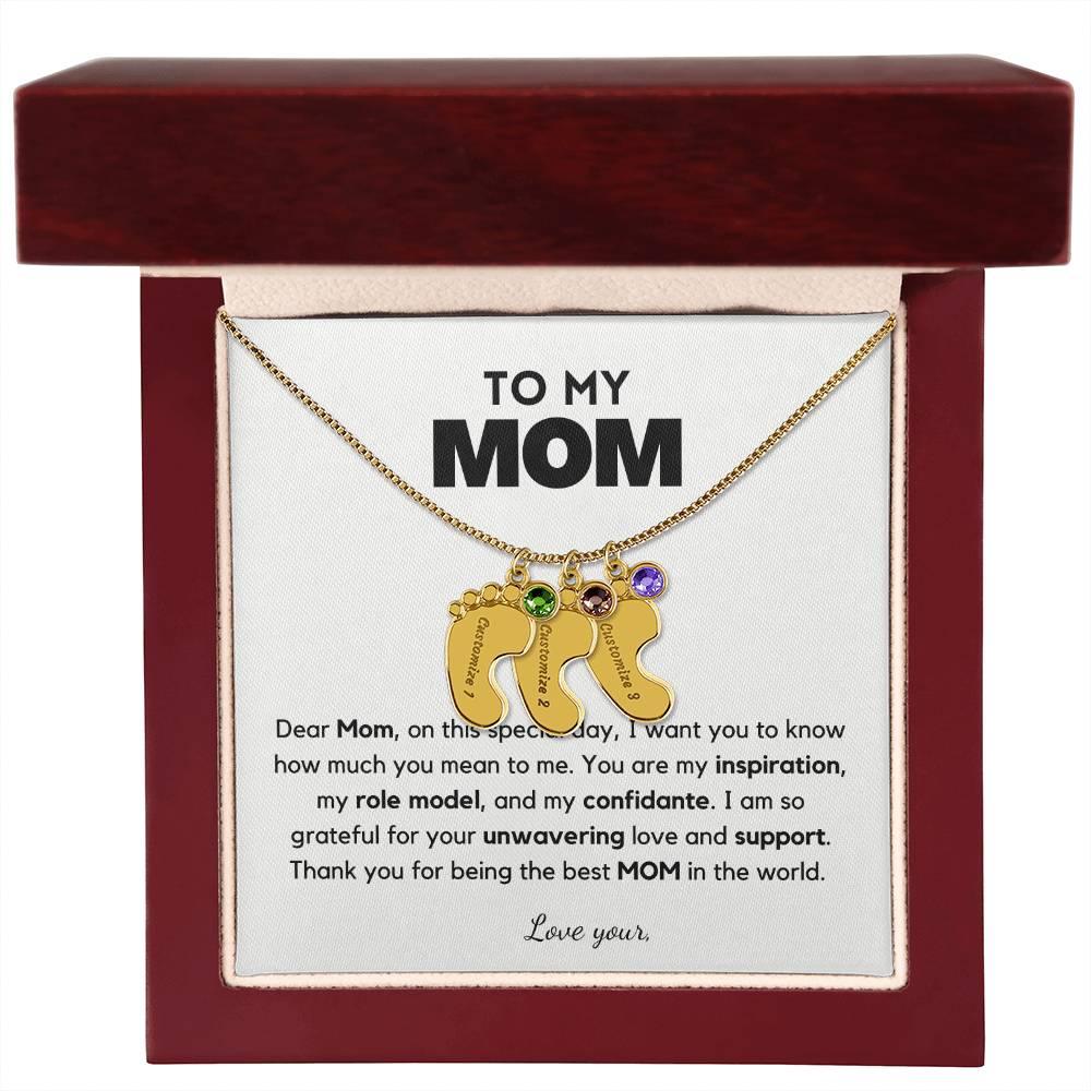 To My Mom - I LOV YOU - Charming Family Gift