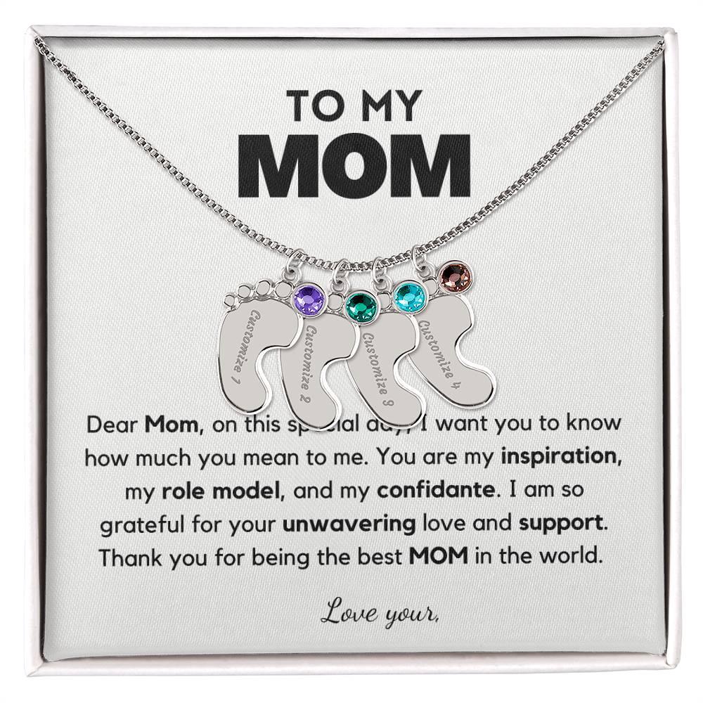 To My Mom - I LOV YOU - Charming Family Gift
