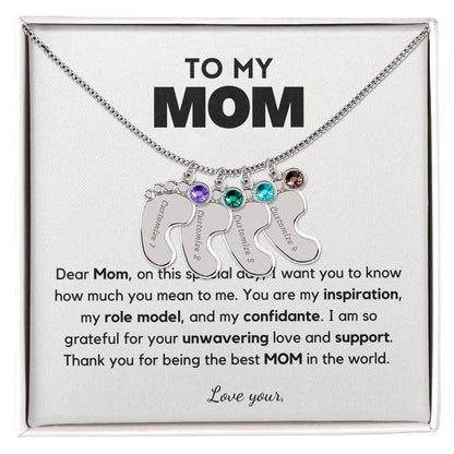 To My Mom - I LOV YOU - Charming Family Gift