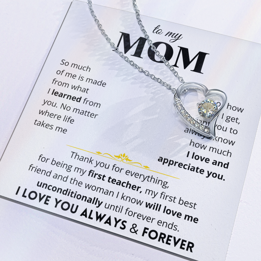 To My Mom - Love Letter Necklace - Gift Set