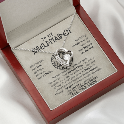 To My Shieldmaiden - Forever Love Necklace Gift Set CFG605