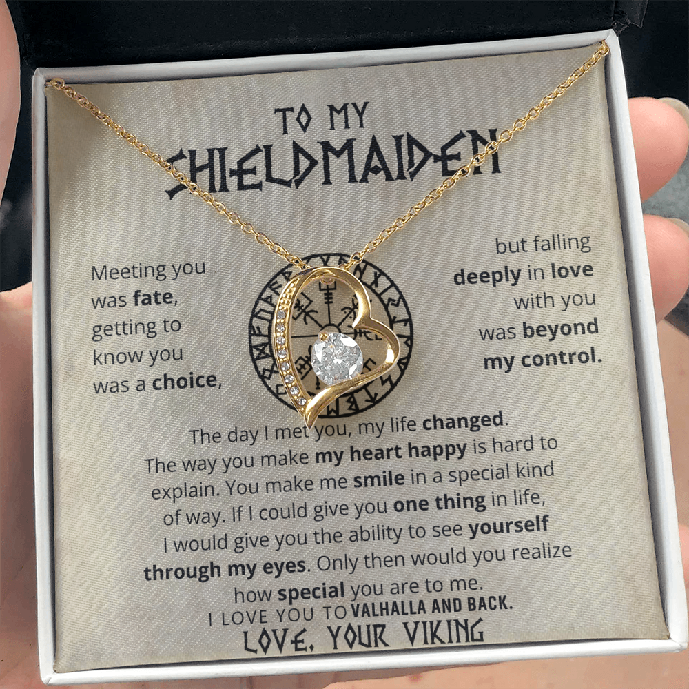 To My Shieldmaiden - Forever Love Necklace Gift Set CFG605