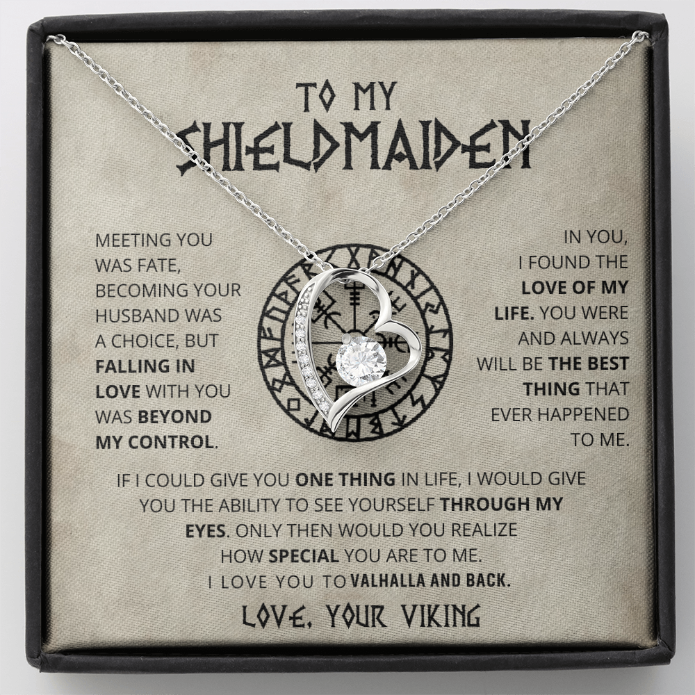 To My Shieldmaiden - Forever Love Necklace Gift Set CFG709