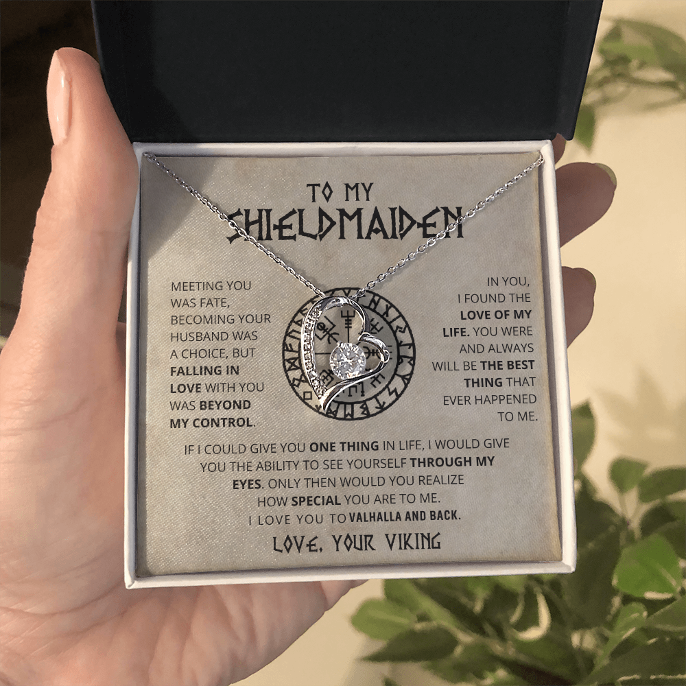 To My Shieldmaiden - Forever Love Necklace Gift Set CFG709