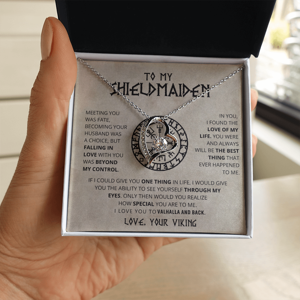 To My Shieldmaiden - Forever Love Necklace Gift Set CFG709