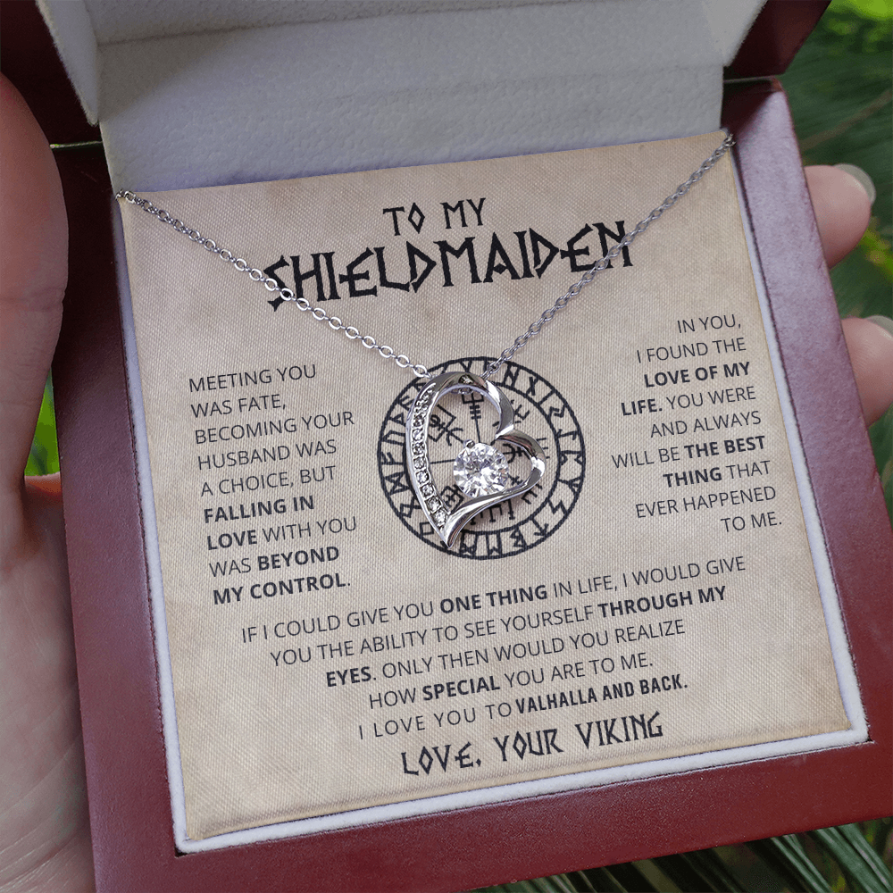 To My Shieldmaiden - Forever Love Necklace Gift Set CFG709