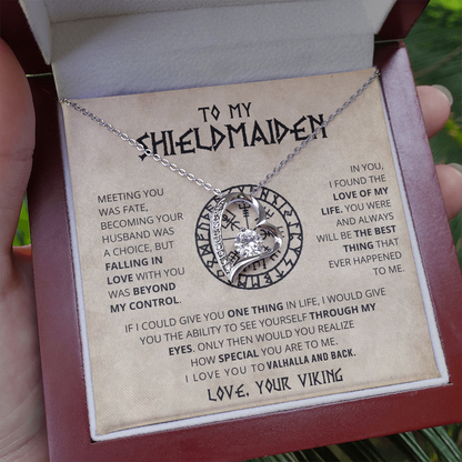 To My Shieldmaiden - Forever Love Necklace Gift Set CFG709
