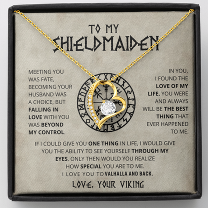 To My Shieldmaiden - Forever Love Necklace Gift Set CFG709