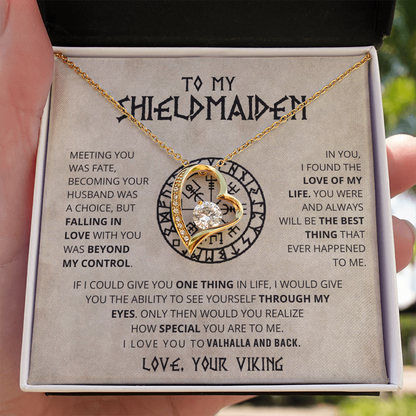 To My Shieldmaiden - Forever Love Necklace Gift Set CFG709