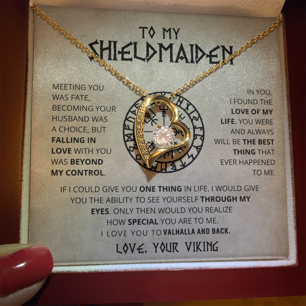 To My Shieldmaiden - Forever Love Necklace Gift Set CFG709
