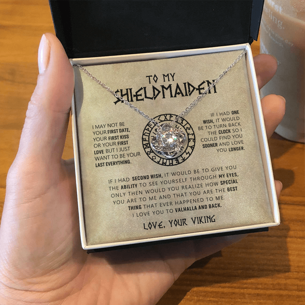 To My Shieldmaiden - I Love You To Valhalla And Back - Love Knot 16