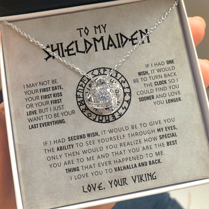 To My Shieldmaiden - I Love You To Valhalla And Back - Love Knot 16