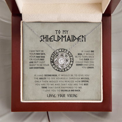 To My Shieldmaiden - I Love You To Valhalla And Back - Love Knot 16