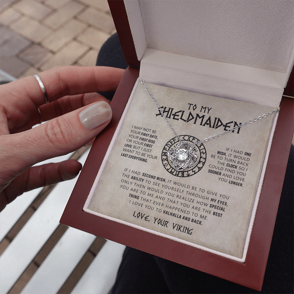 To My Shieldmaiden - I Love You To Valhalla And Back - Love Knot 16