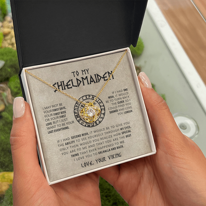 To My Shieldmaiden - I Love You To Valhalla And Back - Love Knot 16