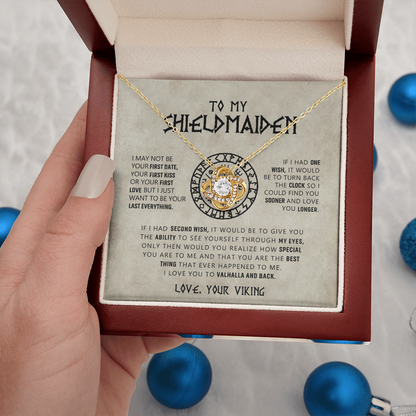 To My Shieldmaiden - I Love You To Valhalla And Back - Love Knot 16