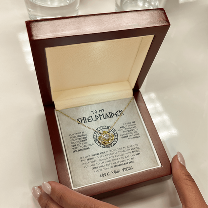 To My Shieldmaiden - I Love You To Valhalla And Back - Love Knot 16