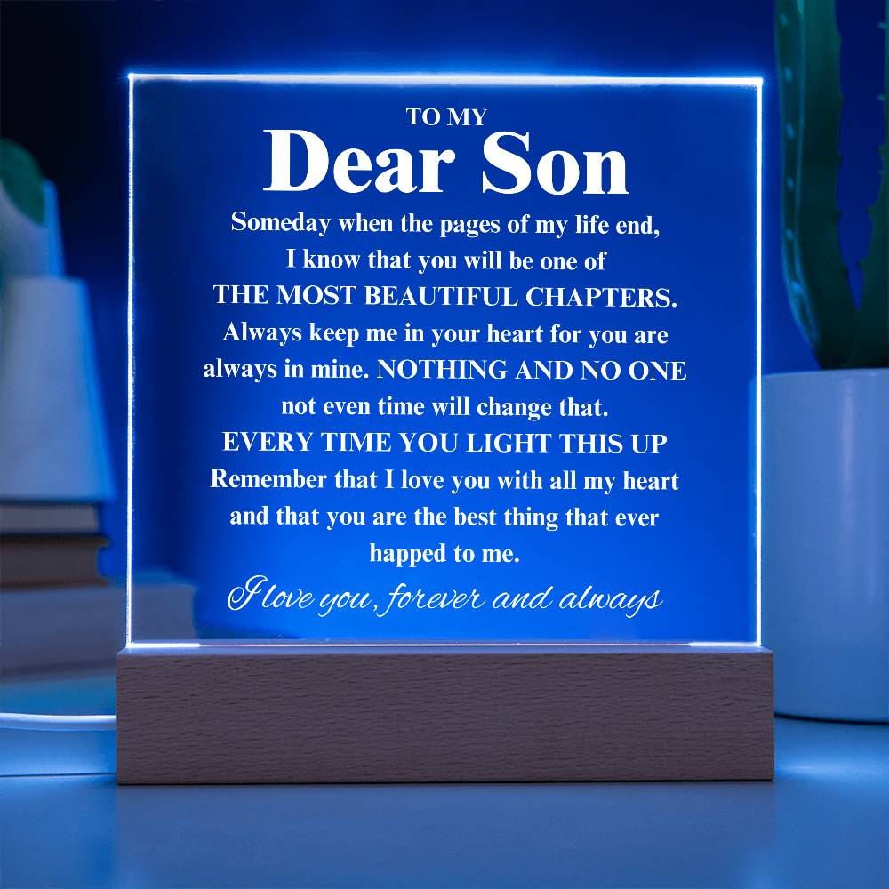 To My Son - Someday When The Pages of My Life End..