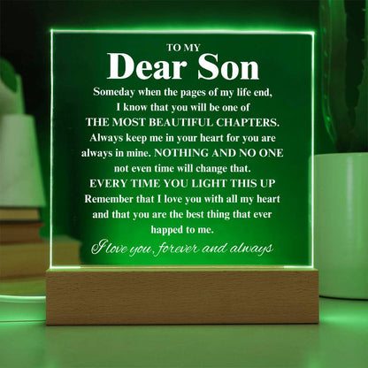 To My Son - Someday When The Pages of My Life End..