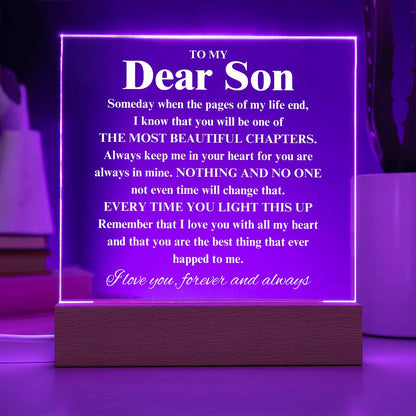To My Son - Someday When The Pages of My Life End..
