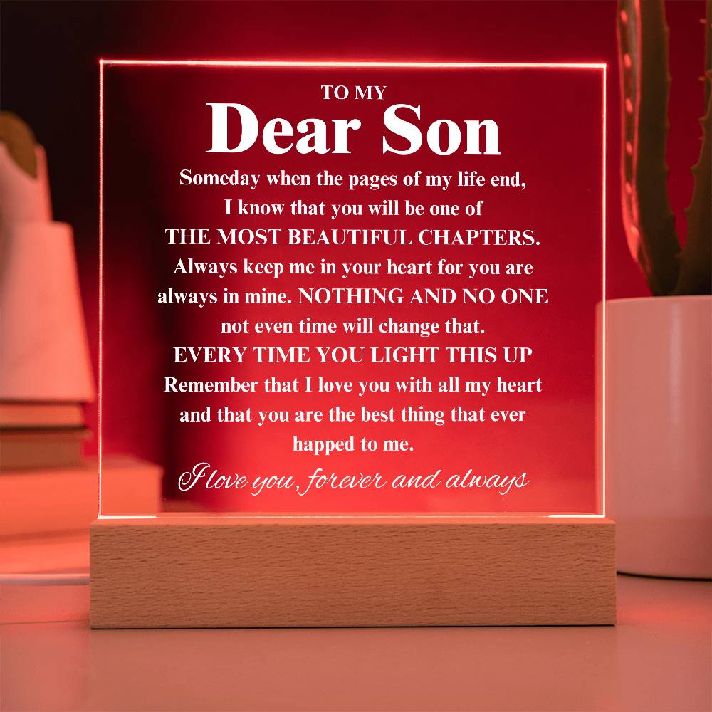 To My Son - Someday When The Pages of My Life End..