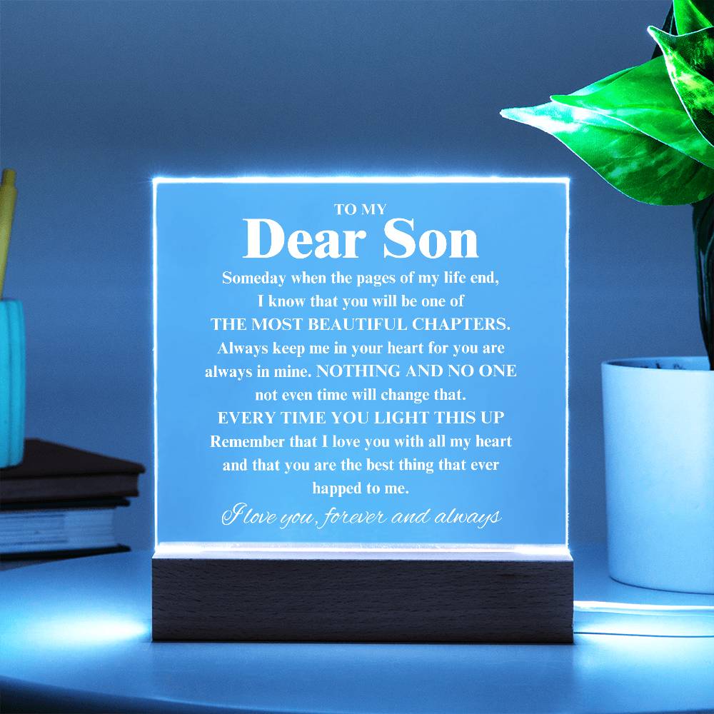 To My Son - Someday When The Pages of My Life End..