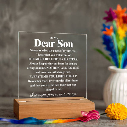 To My Son - Someday When The Pages of My Life End..