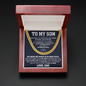 To My Son - You Make Me Proud - Cuban Link Chain Gift Set