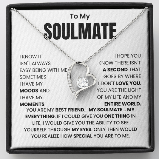 To My Soulmate - Forever Love Necklace Gift Set