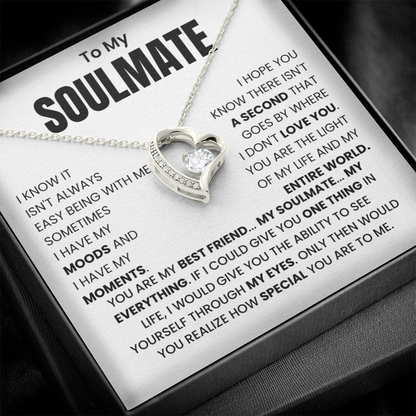 To My Soulmate - Forever Love Necklace Gift Set