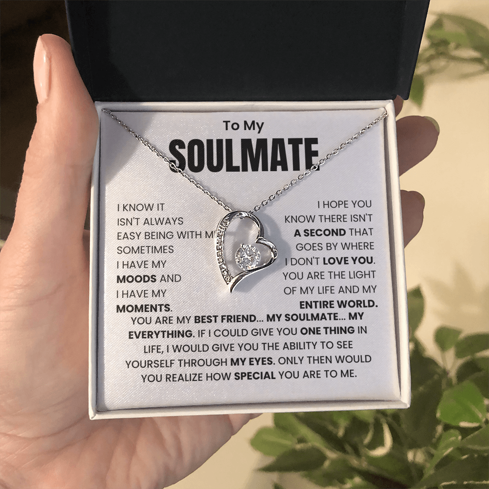 To My Soulmate - Forever Love Necklace Gift Set