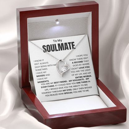 To My Soulmate - Forever Love Necklace Gift Set