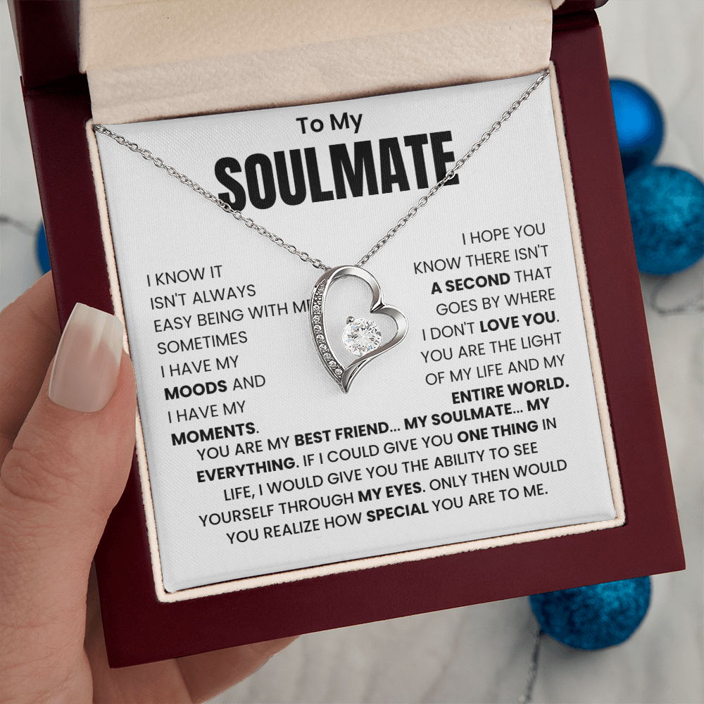 To My Soulmate - Forever Love Necklace Gift Set