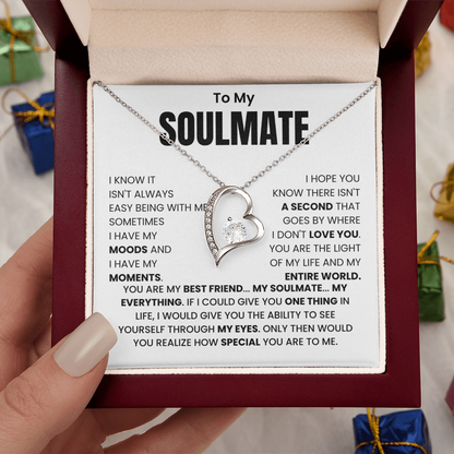 To My Soulmate - Forever Love Necklace Gift Set