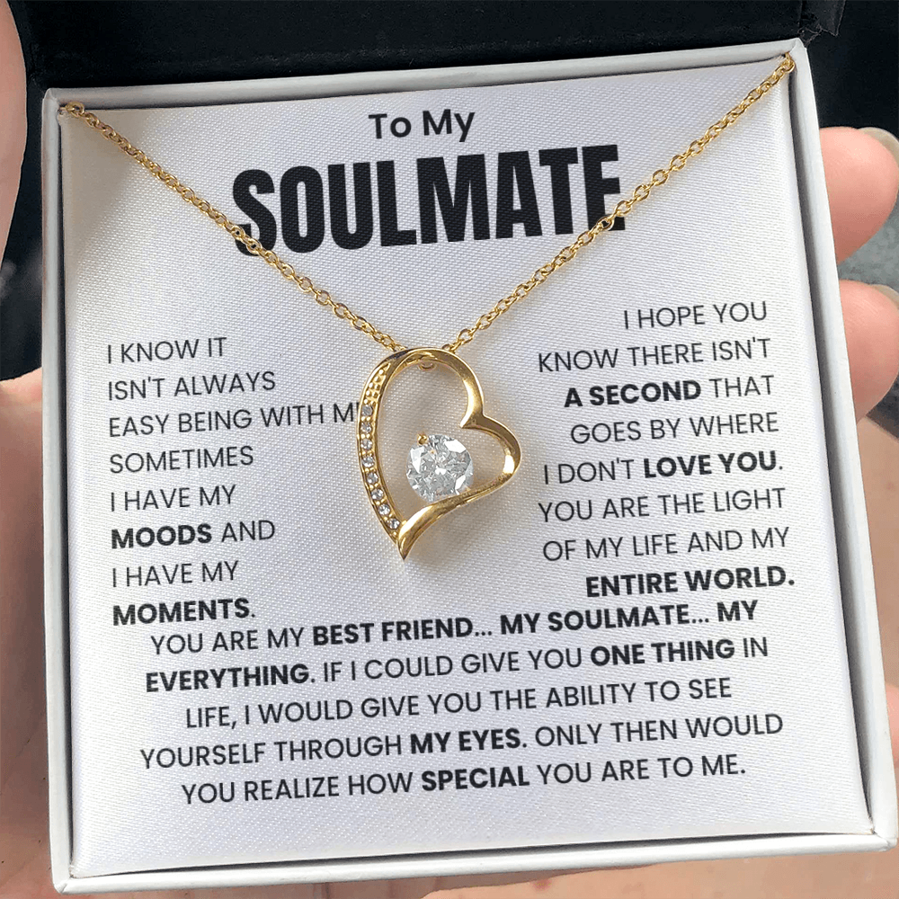 To My Soulmate - Forever Love Necklace Gift Set