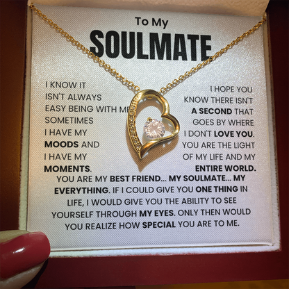To My Soulmate - Forever Love Necklace Gift Set