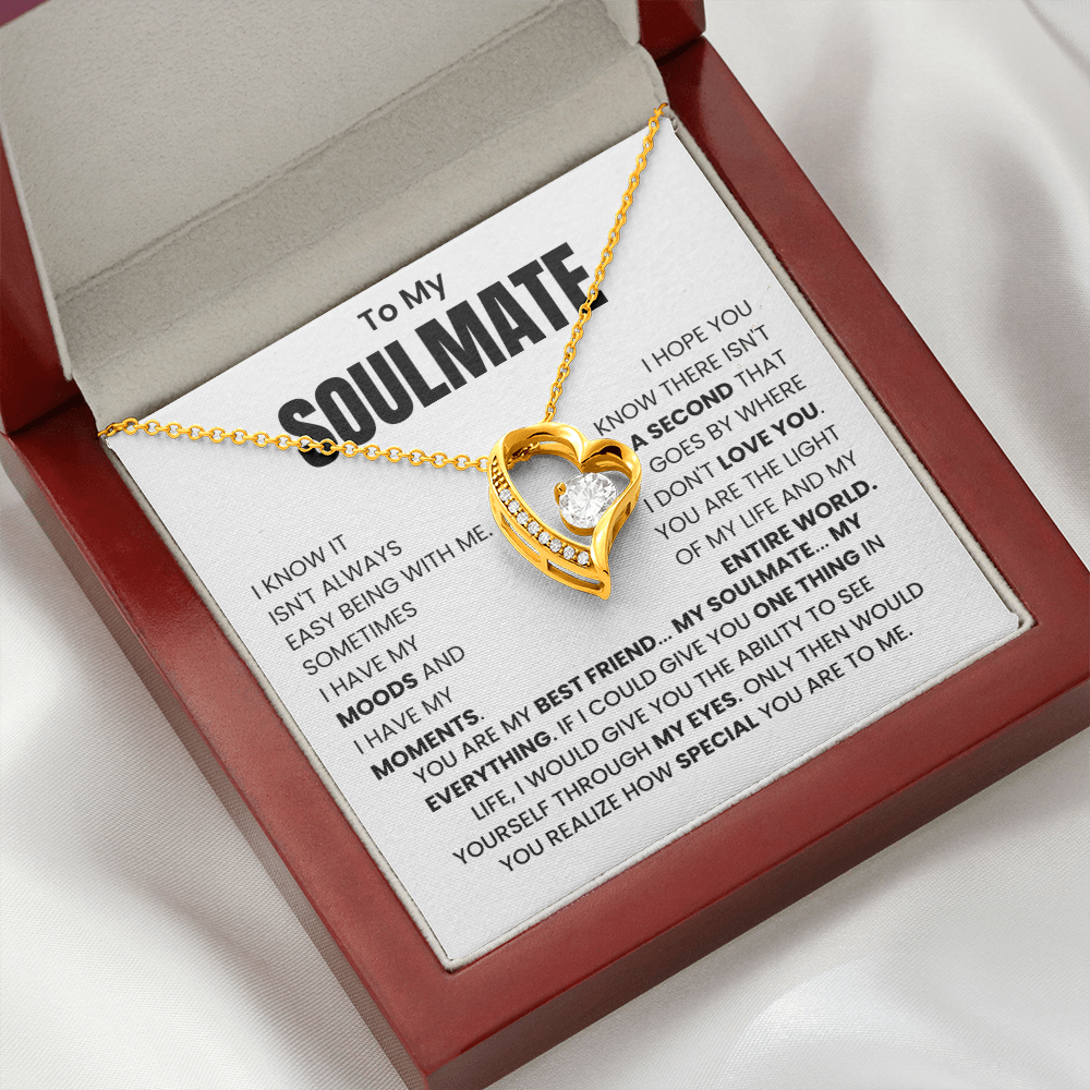 To My Soulmate - Forever Love Necklace Gift Set