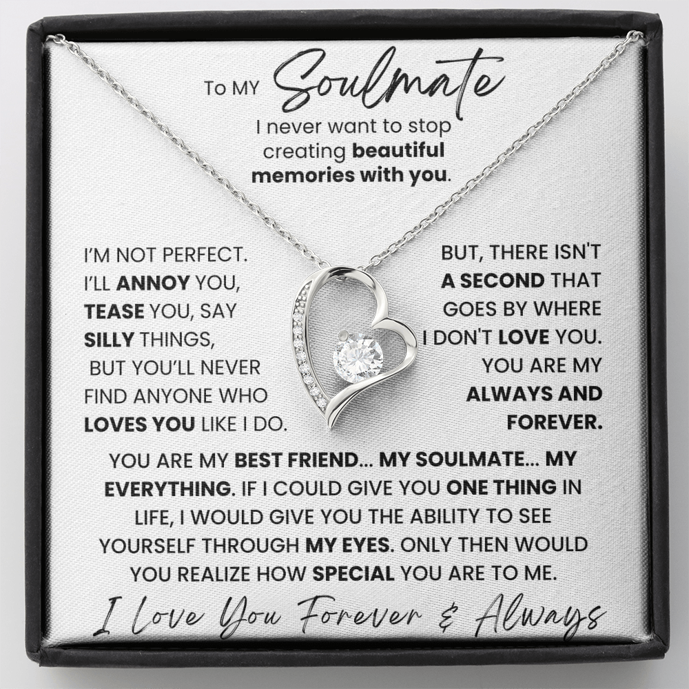To My Soulmate - Forever Love Necklace Gift Set CFG603