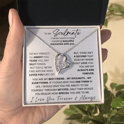 To My Soulmate - Forever Love Necklace Gift Set CFG603