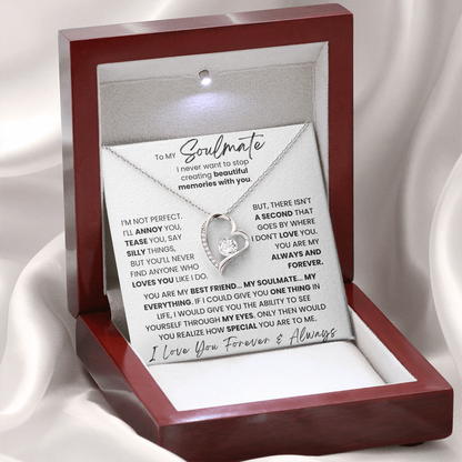 To My Soulmate - Forever Love Necklace Gift Set CFG603