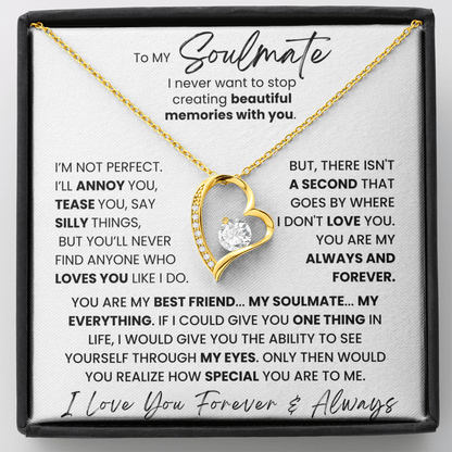 To My Soulmate - Forever Love Necklace Gift Set CFG603
