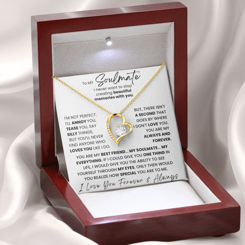 To My Soulmate - Forever Love Necklace Gift Set CFG603