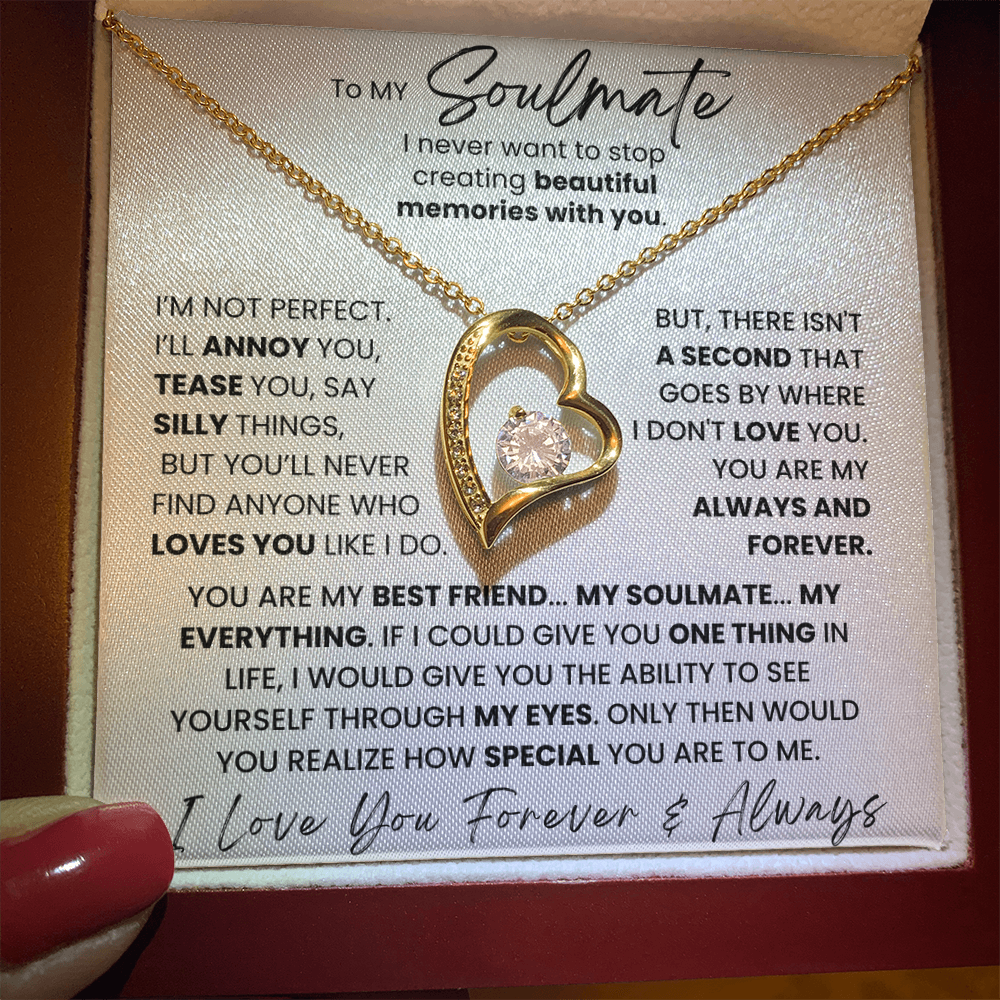 To My Soulmate - Forever Love Necklace Gift Set CFG603