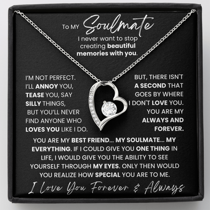 To My Soulmate - Forever Love Necklace Gift Set CFG604