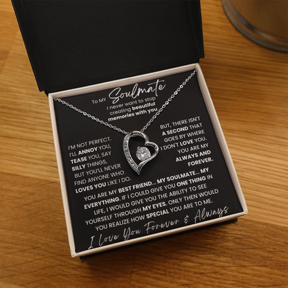 To My Soulmate - Forever Love Necklace Gift Set CFG604