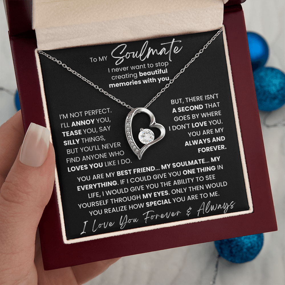 To My Soulmate - Forever Love Necklace Gift Set CFG604