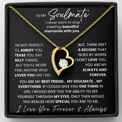 To My Soulmate - Forever Love Necklace Gift Set CFG604