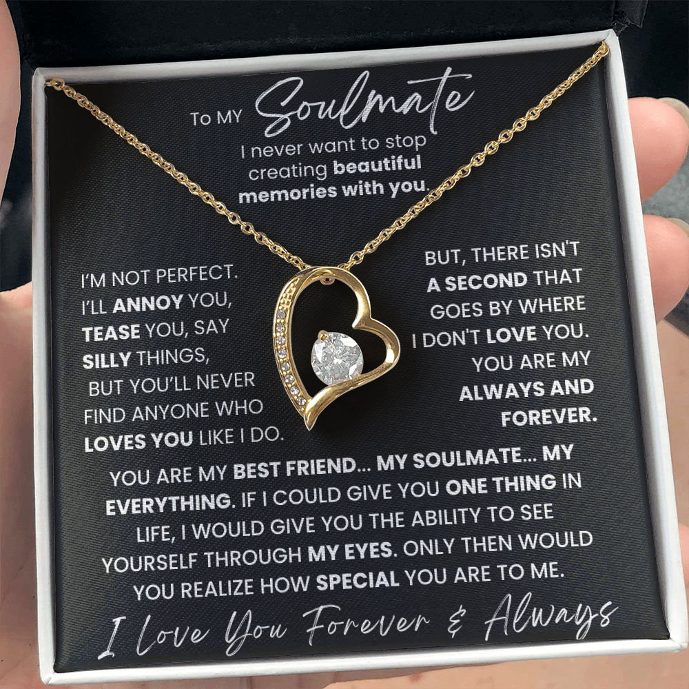 To My Soulmate - Forever Love Necklace Gift Set CFG604