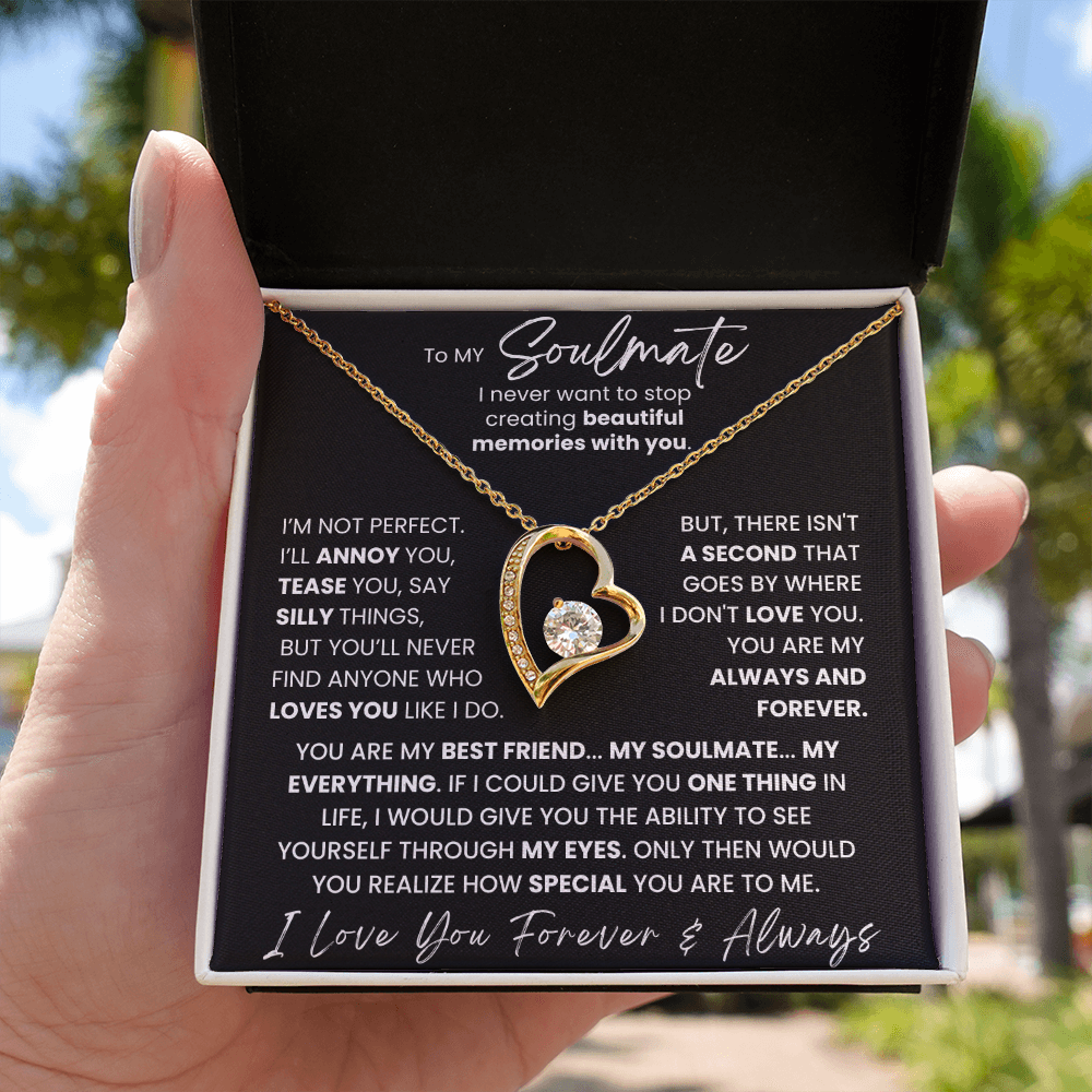 To My Soulmate - Forever Love Necklace Gift Set CFG604